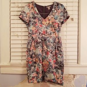 Printed V-Neck Spring Dress - H&M